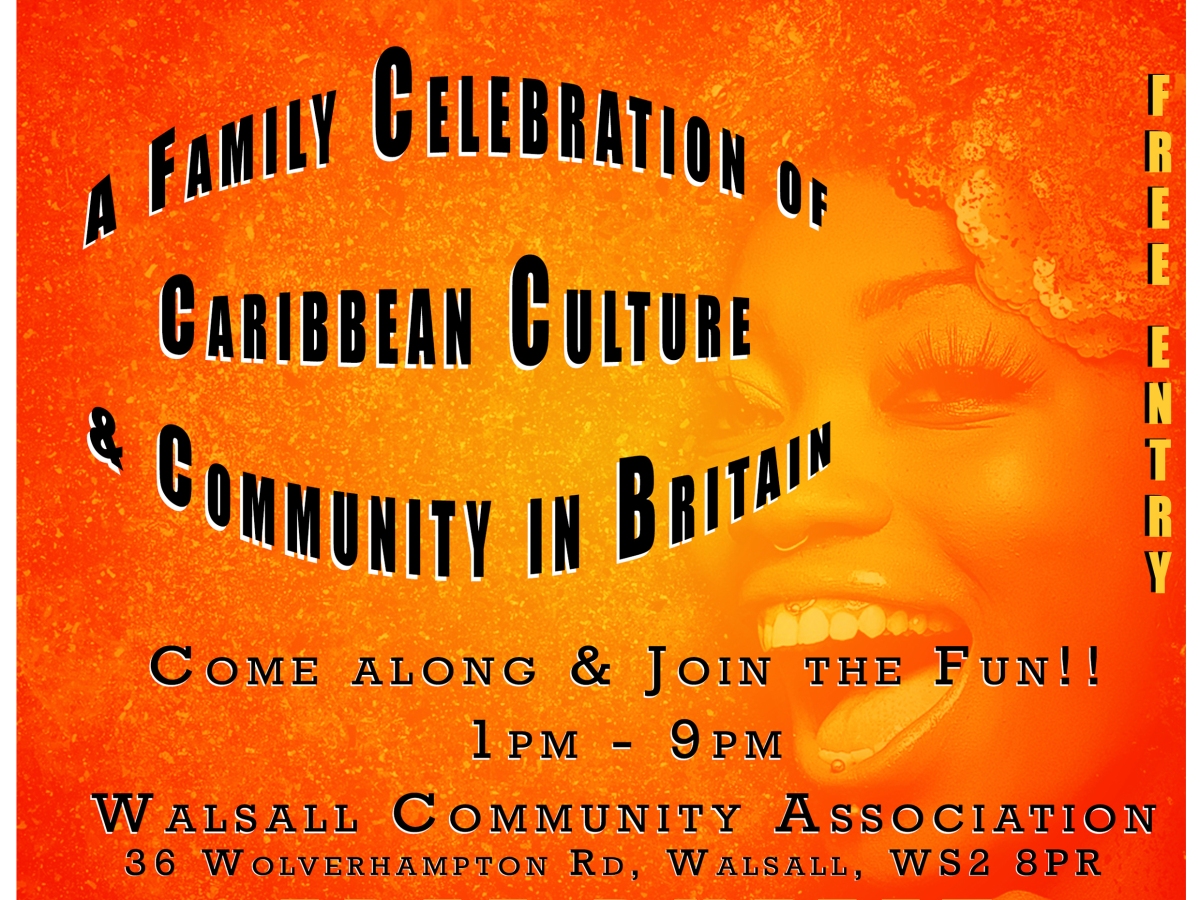 Celebrate the Vibrant Spirit of the Windrush Generation at Walsall Community Association’s ‘Windrush Day 2023’ Event!